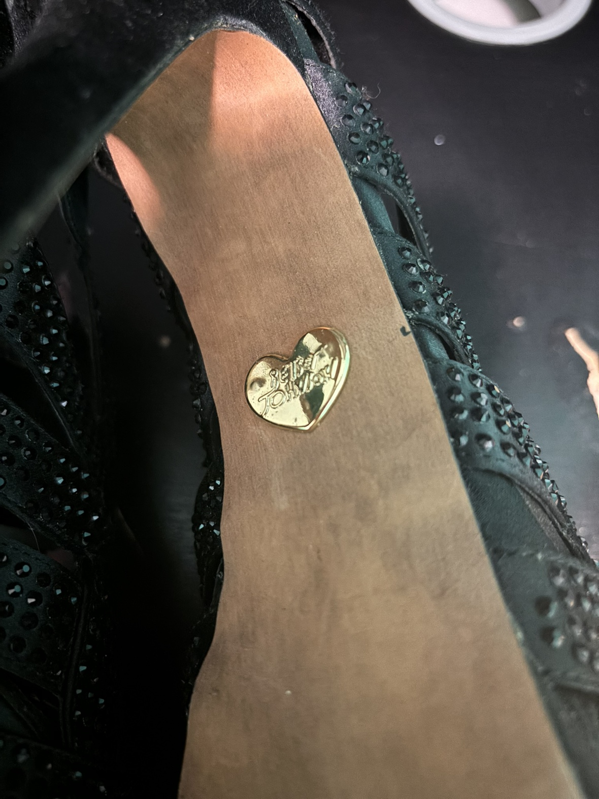 Vintage Betsey Johnson Rhinestone Heels image indicator(3)