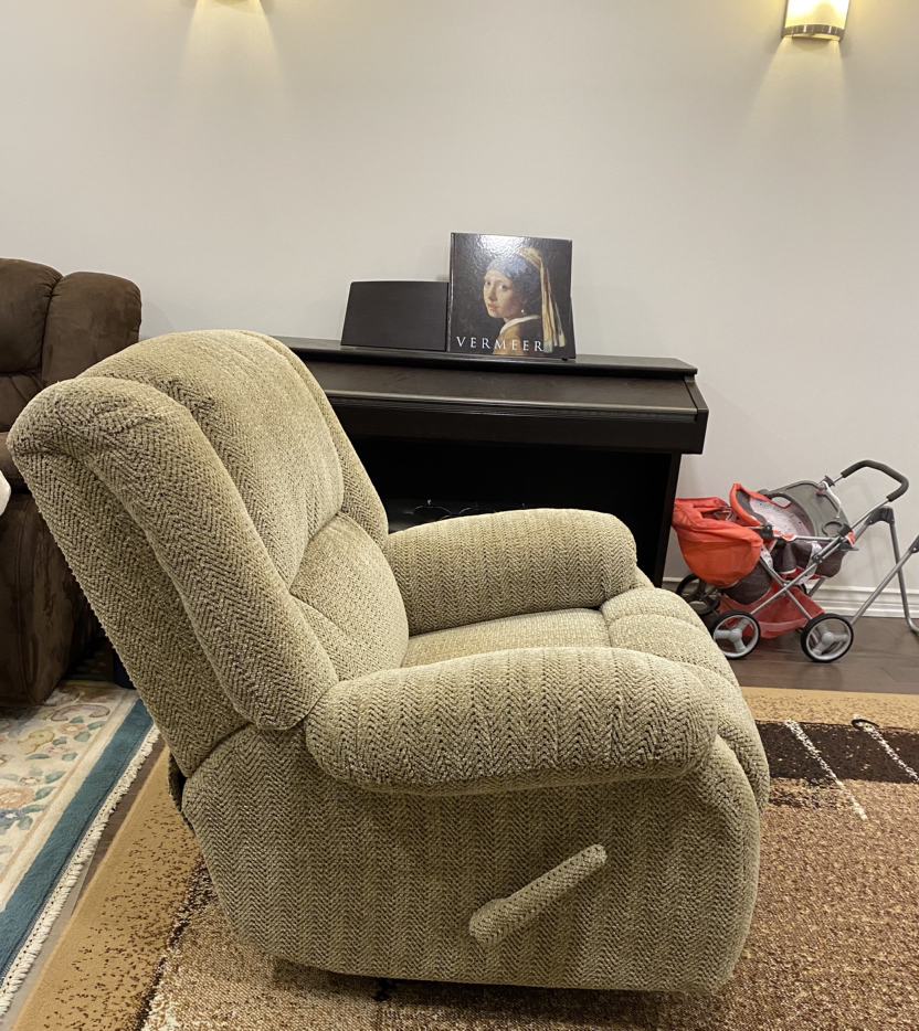 Recliner Rocking swirling armchair thumbnail