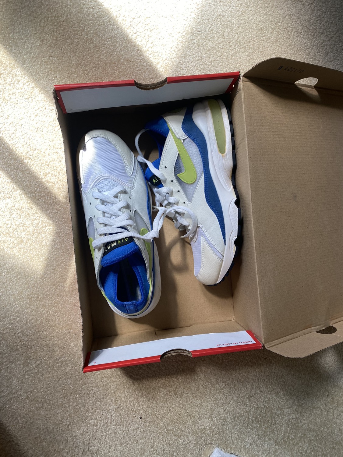 Nike Air Max 93 Blue / Volt 2003 (Size 9) thumbnail