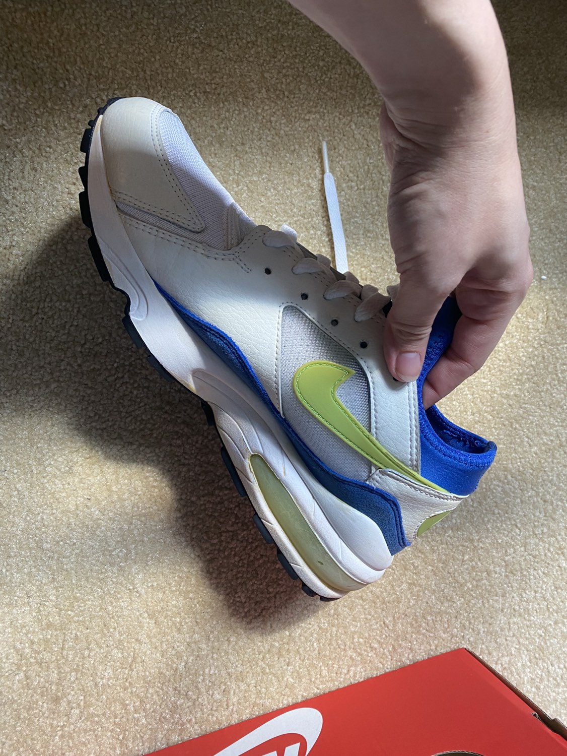 Nike Air Max 93 Blue / Volt 2003 (Size 9) image indicator(8)