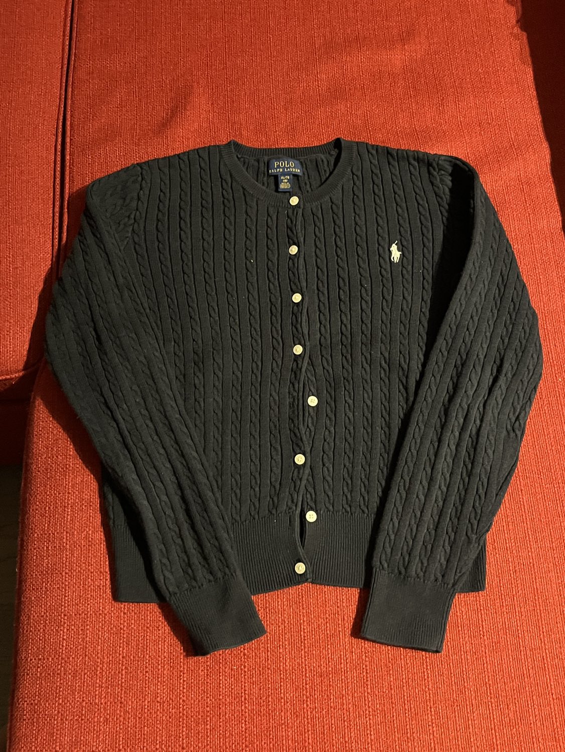 Polo Navy Cardigan - photo 3