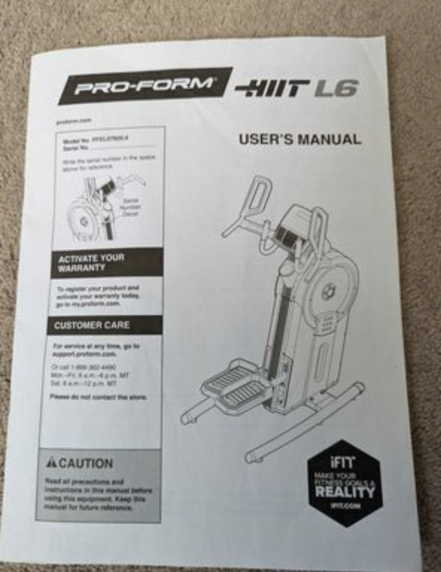Pro-Form HIIT L6 Elliptical - photo 2