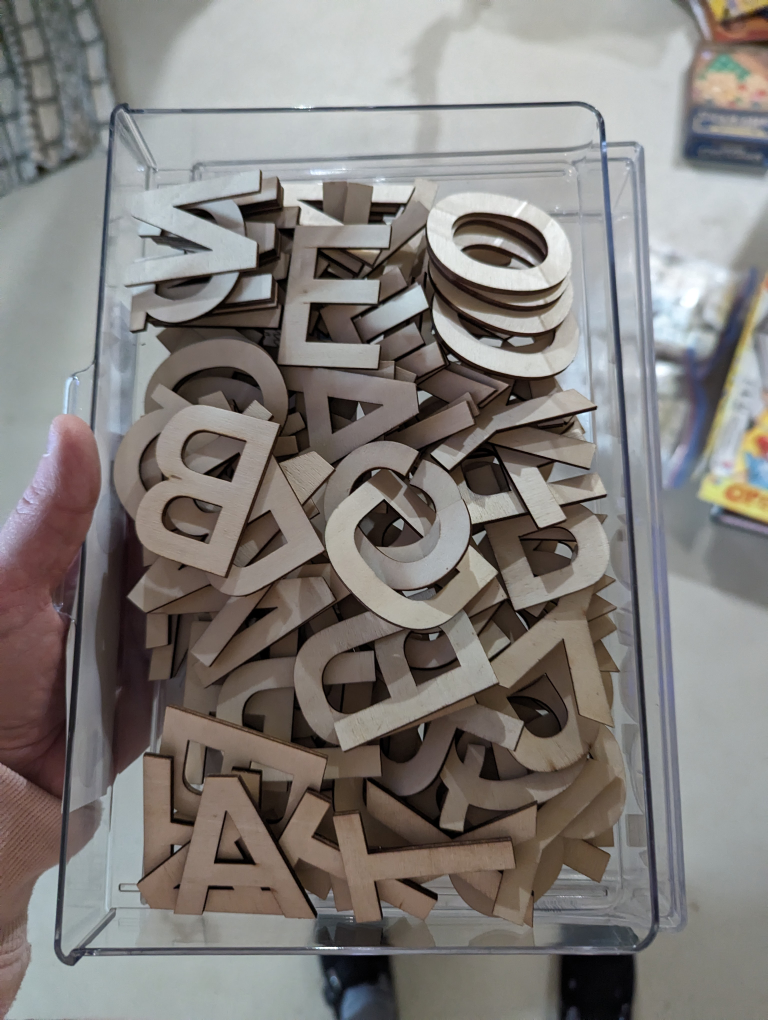 wooden craft letters thumbnail