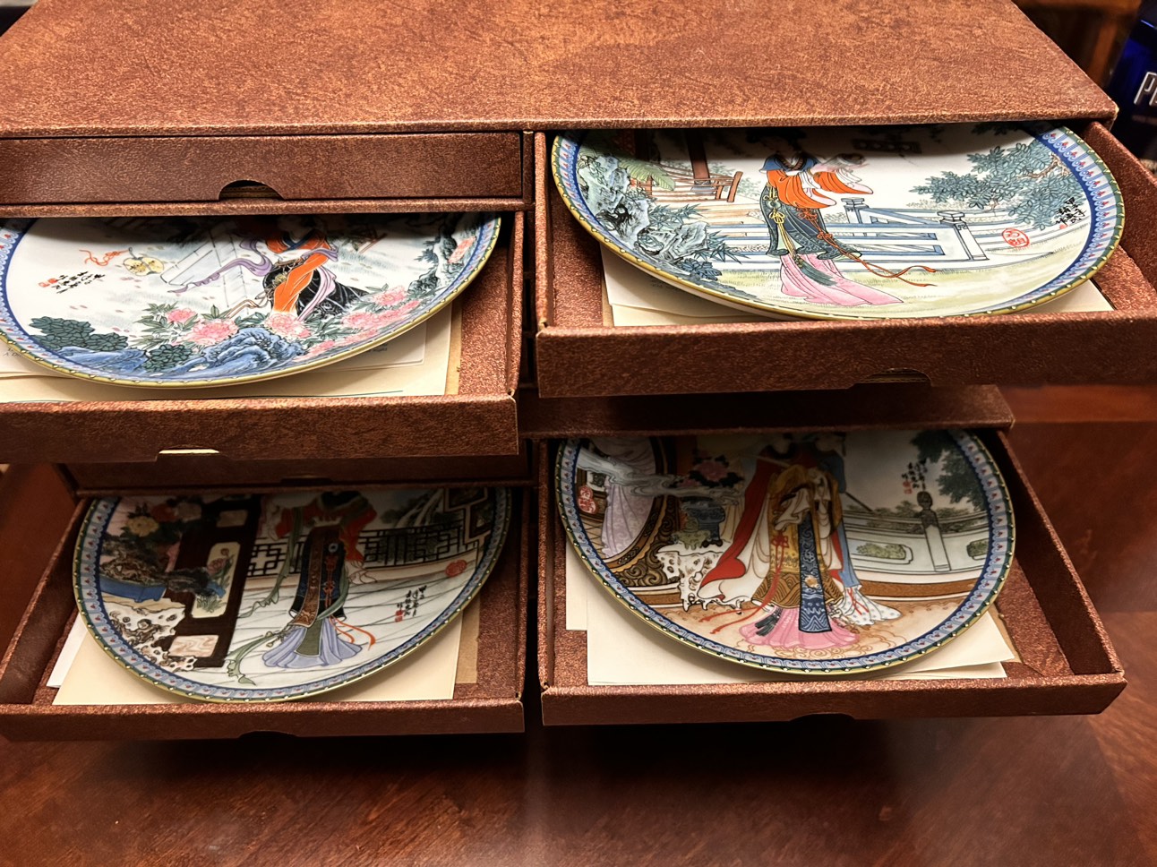 Collectible plates $35 each, OBO image indicator(2)