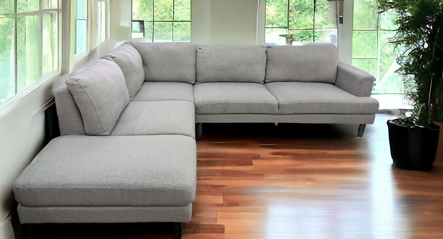 Free Delivery - Large Grey Structube Sectional Couch / Sofa - photo 2