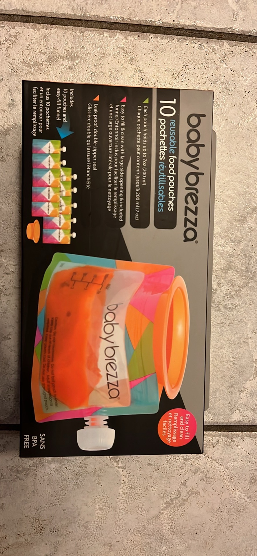 Baby Brezza Reuseable Food Pouches
