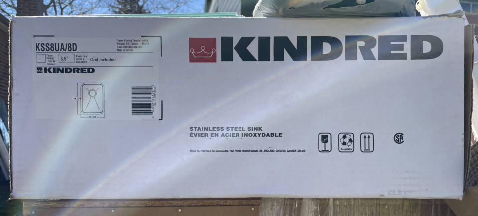 Kindred Undermount Stainless Steel Bar / Kitchen single Sink image indicator(2)