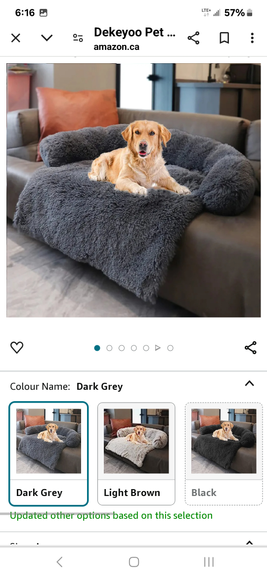 dog bed size( L) NEW for sofas couches image indicator(5)