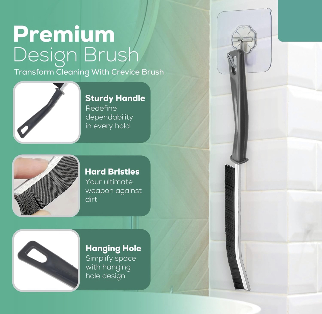 Crevice cleaning brushes 4 pack - photo 3