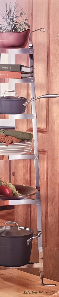 BNIB Tramontina Select Kitchen Stand, 60", Chrome, Pots/Plants 🥕 image indicator(3)