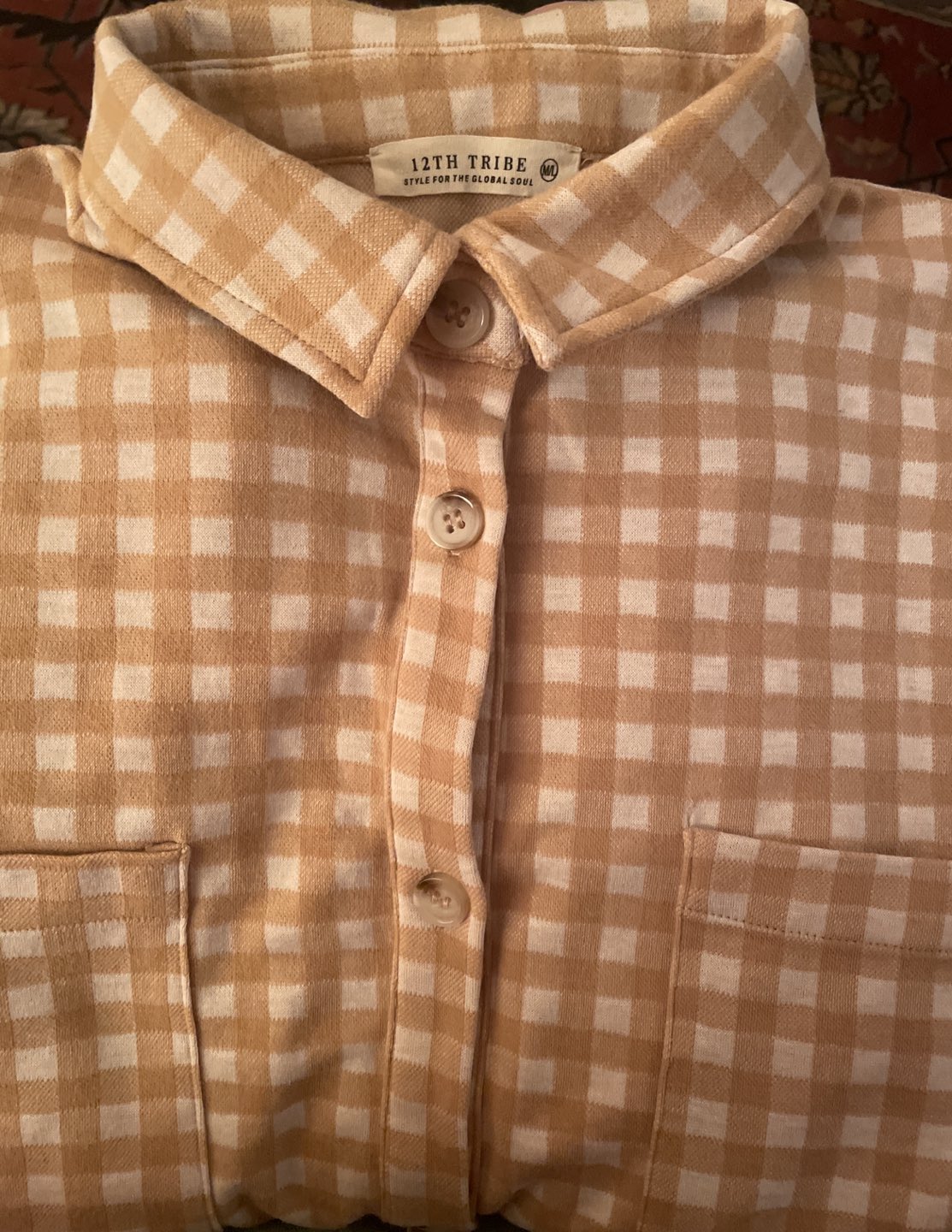 12th TRIBE Woman’s Cowgirl Oversize style shirt Size M/L