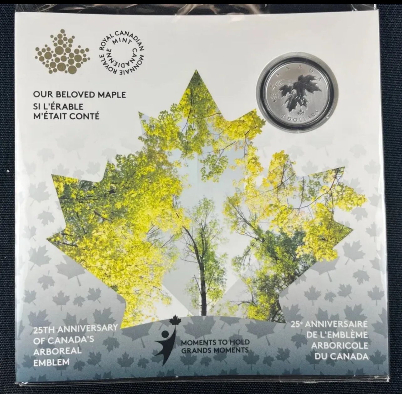2021 Canada $5 Silver Coin Moments to Hold: Our Beloved Maple thumbnail