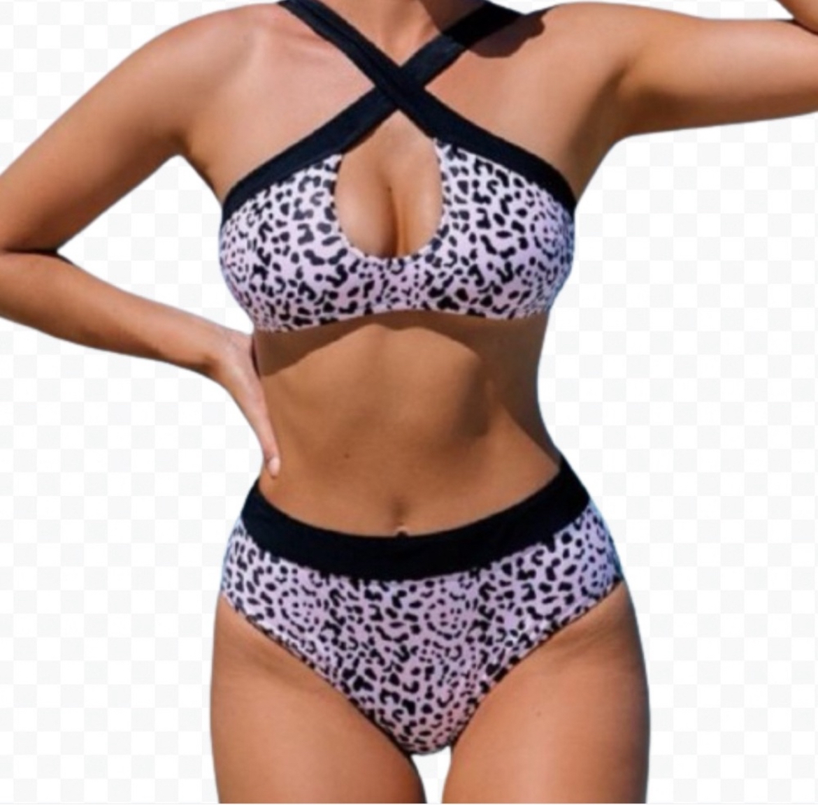 Bnwt Popvil two piece bathing suit thumbnail