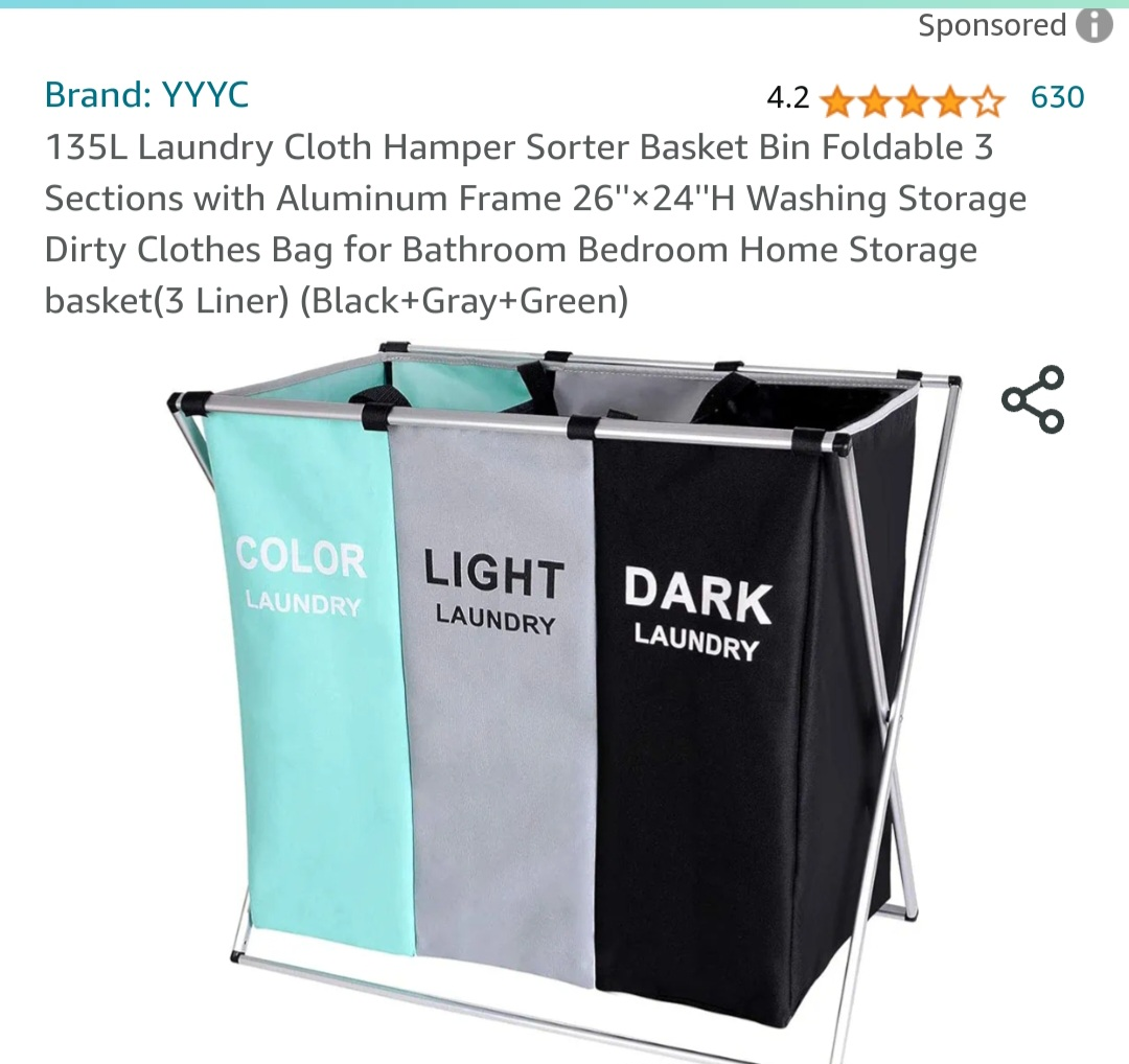 brand new laundry hamper thumbnail