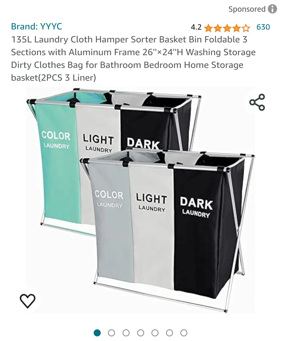 brand new laundry hamper - photo 3