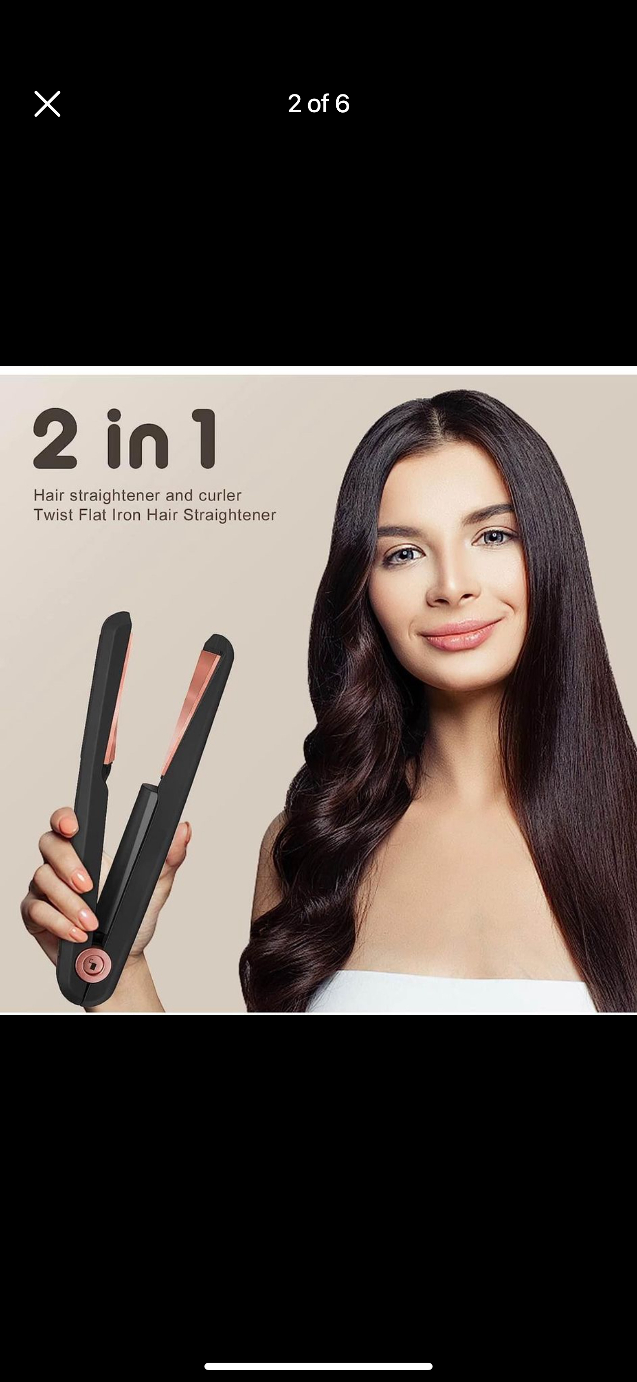 Cordless Hair Straightener and Curler 2 In 1, image indicator(2)