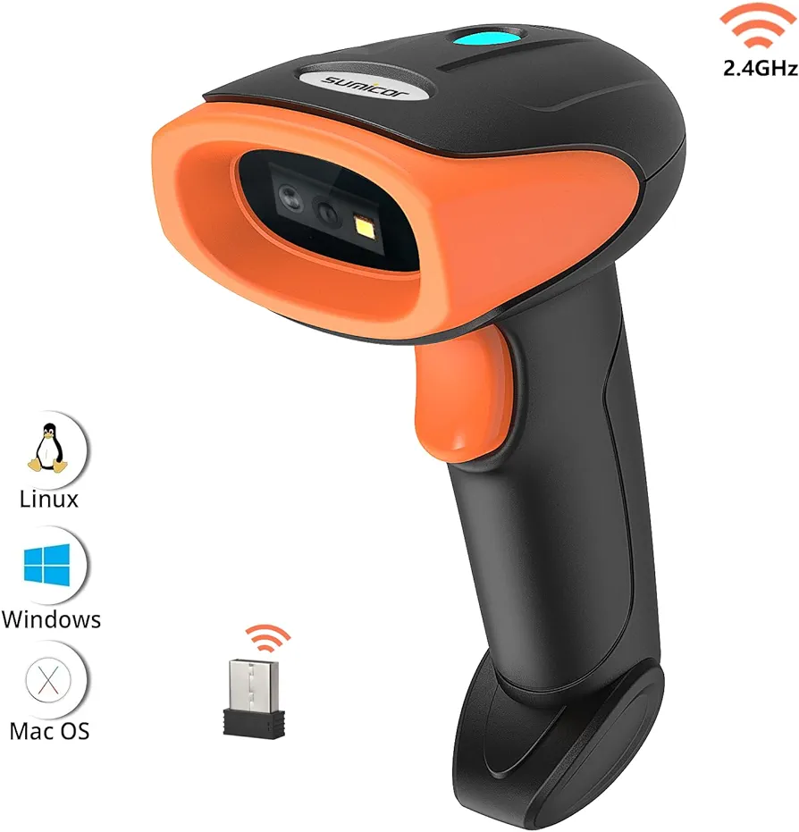 QR Code Scanner, Wireless 2D Barcode Scanner Data Matrix PDF417 - photo 5