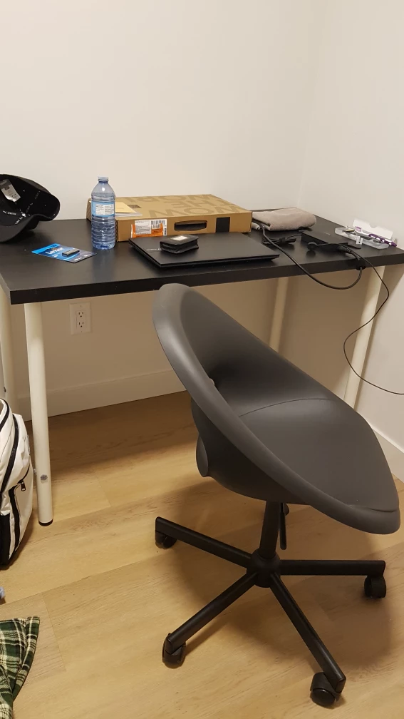chair and table