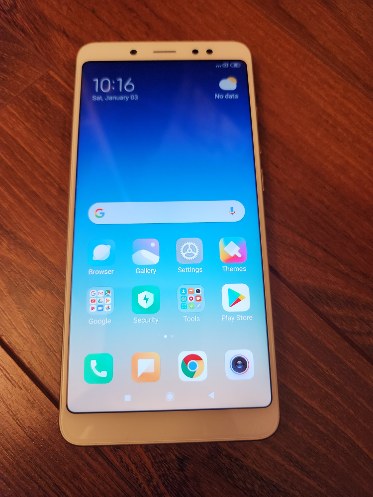Redmi note 5 phone+Case(new)