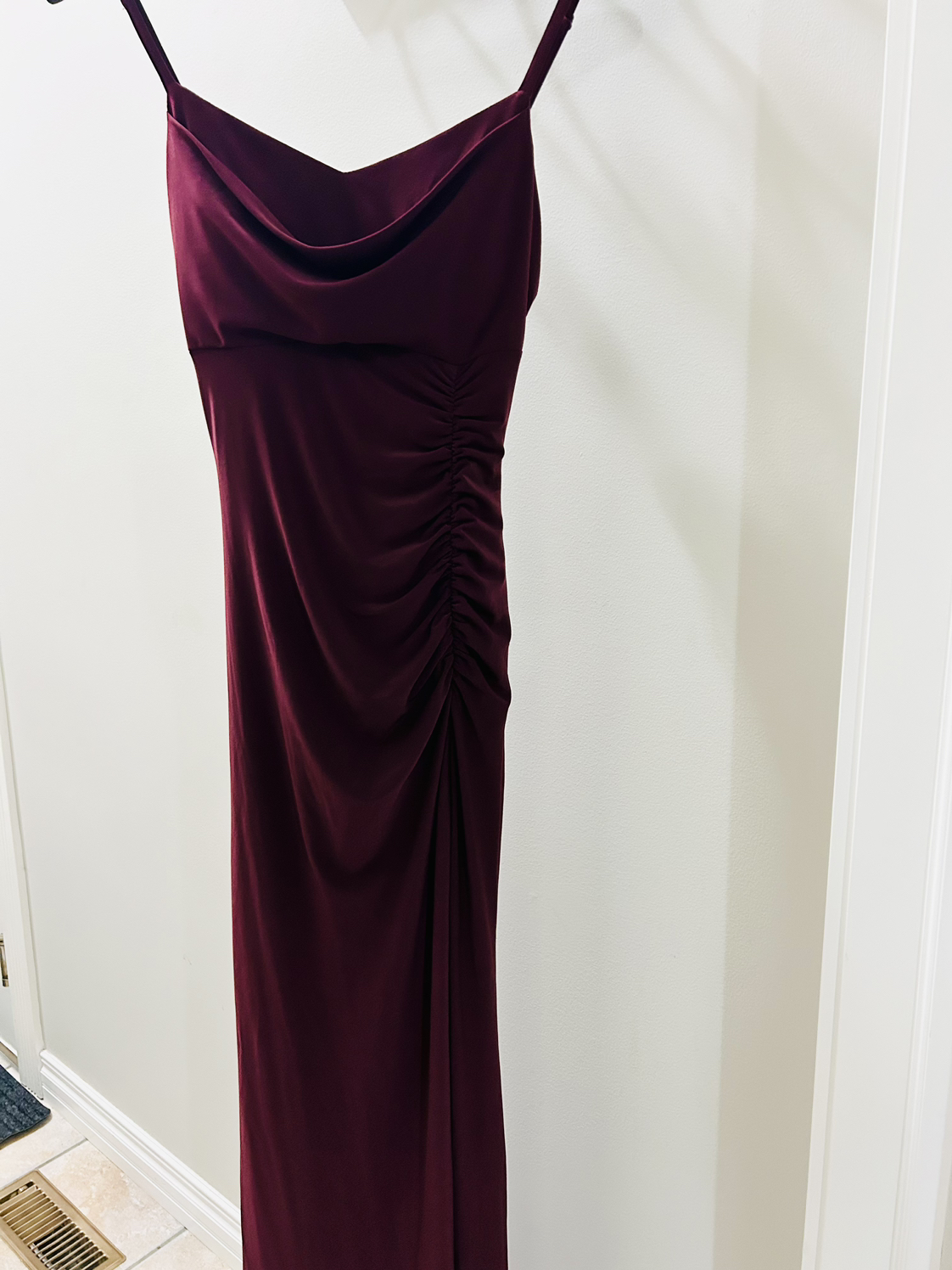 Burgundy maxi dress size XS - New thumbnail