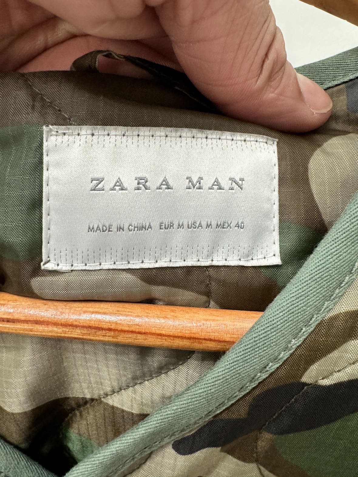 Zara camo jacket size medium, used a few times - photo 2