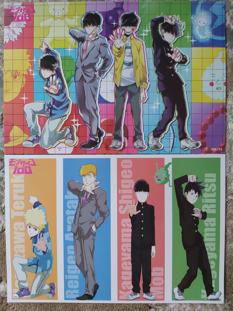Mob Psycho 100 anime posters