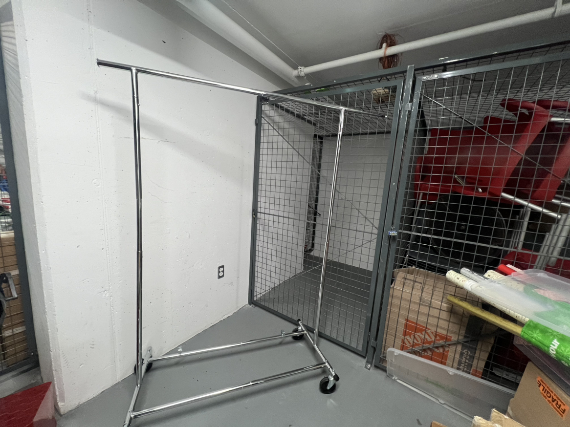 Commercial Rolling Clothes Rack - photo 2