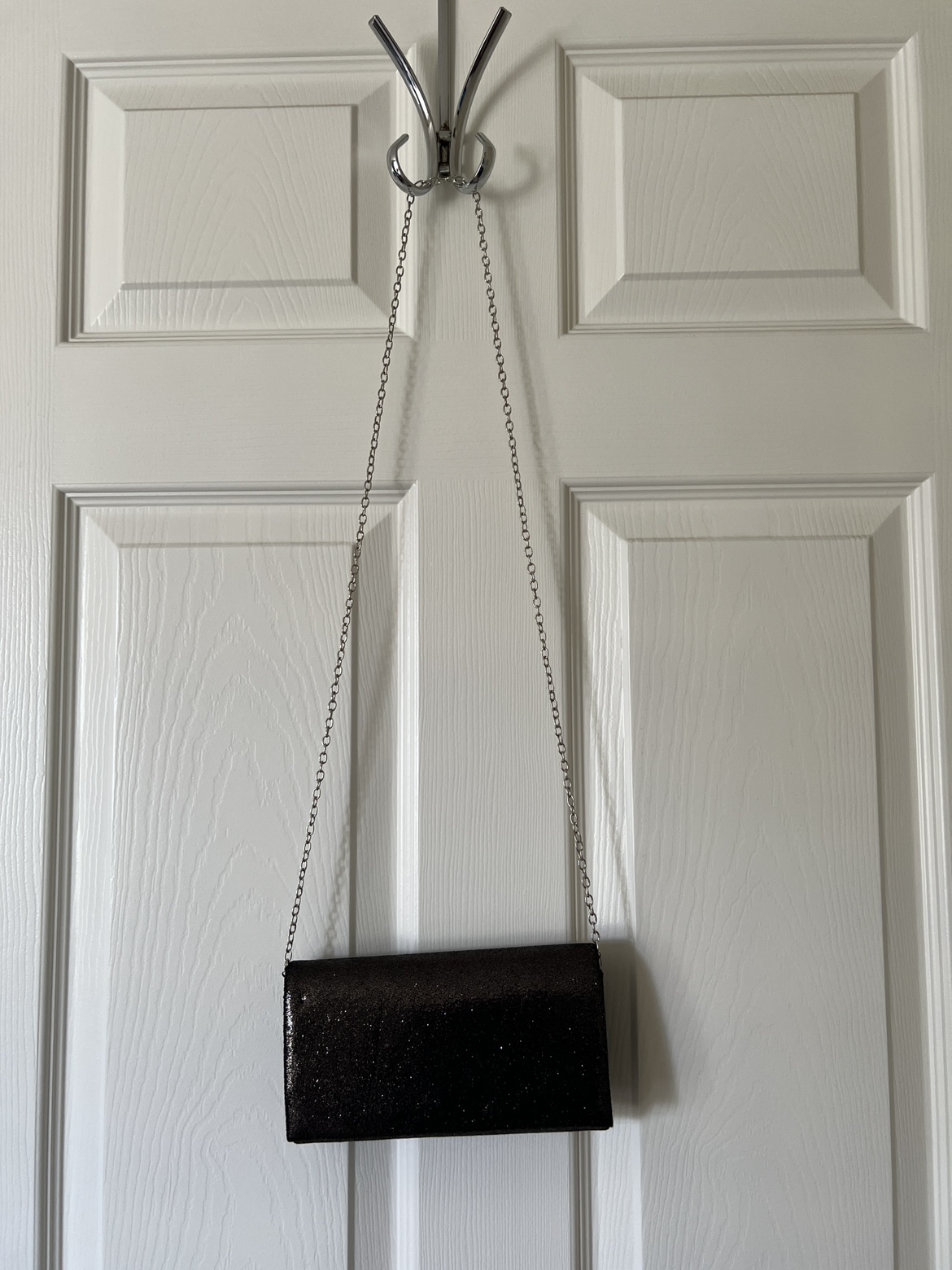 Evening Clutch Bag Handbag Purse- black - photo 2