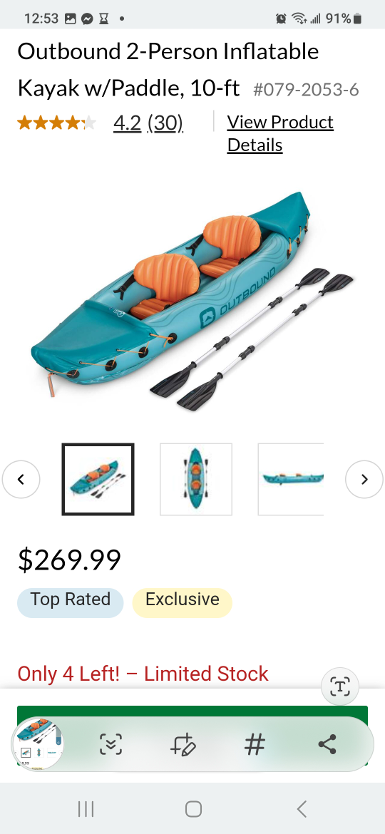 inflatable kayak lot