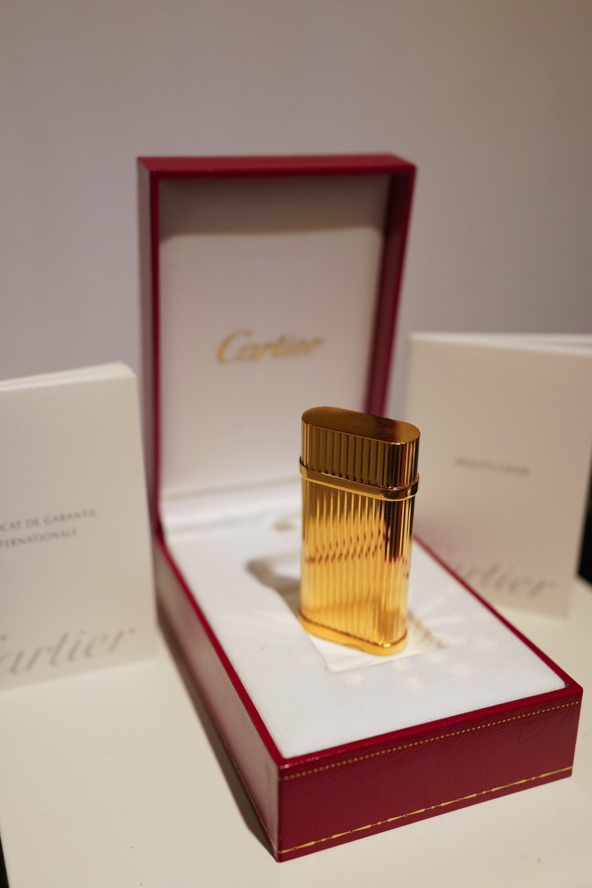 Vintage Cartier Gold Plated Lighter