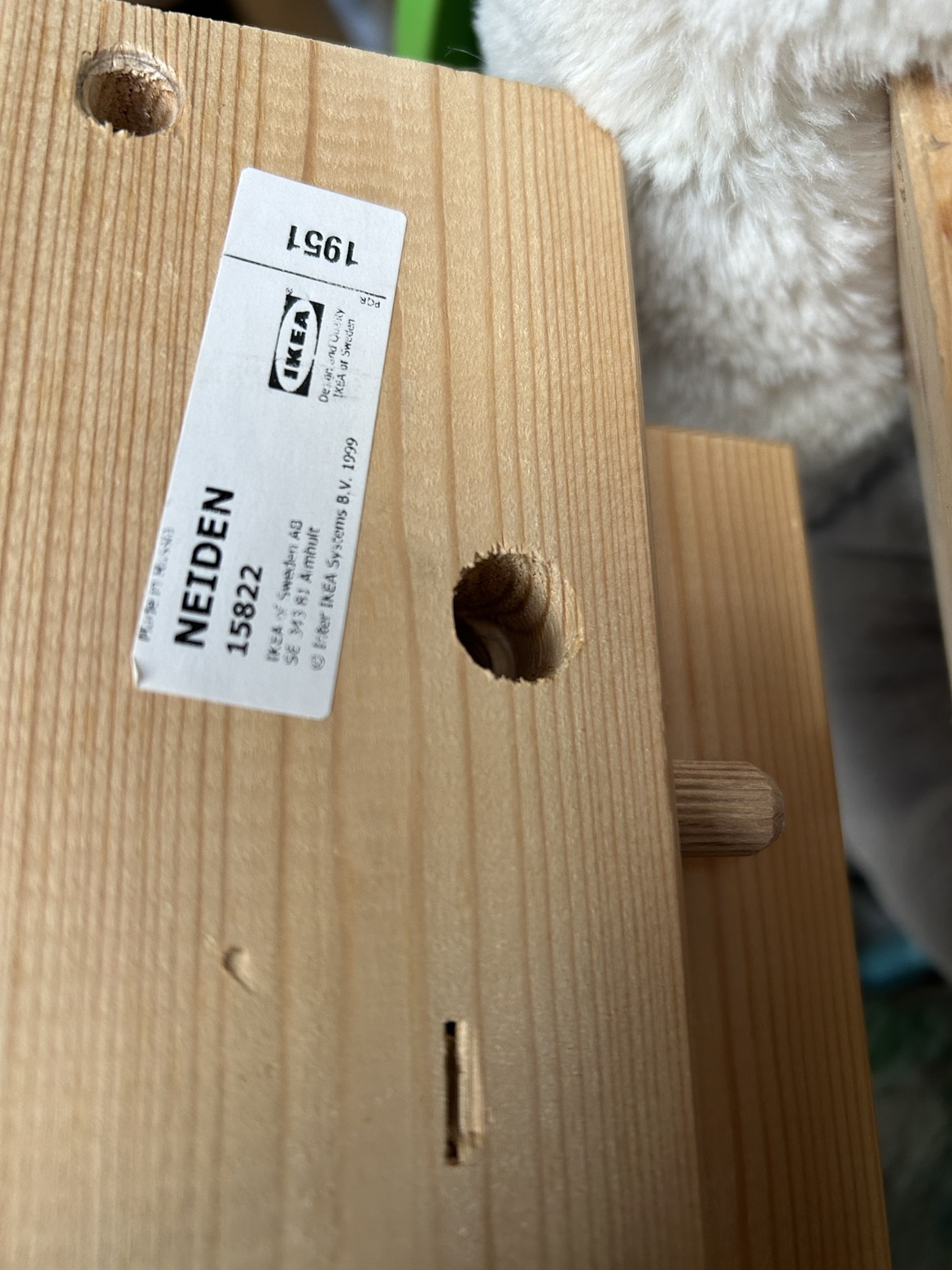 Single  bed frame with slats - photo 4