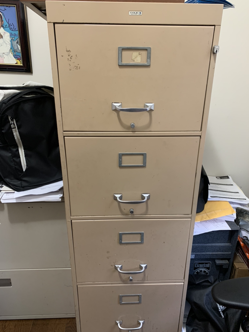 Office filling metal cabinet