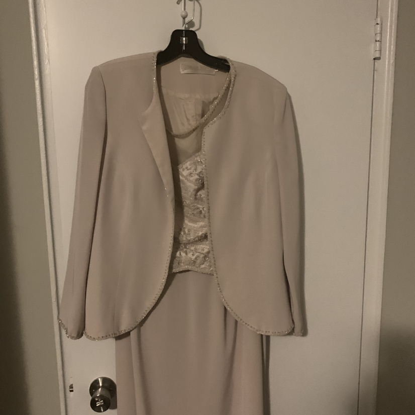 Beautiful beige gown image indicator(2)