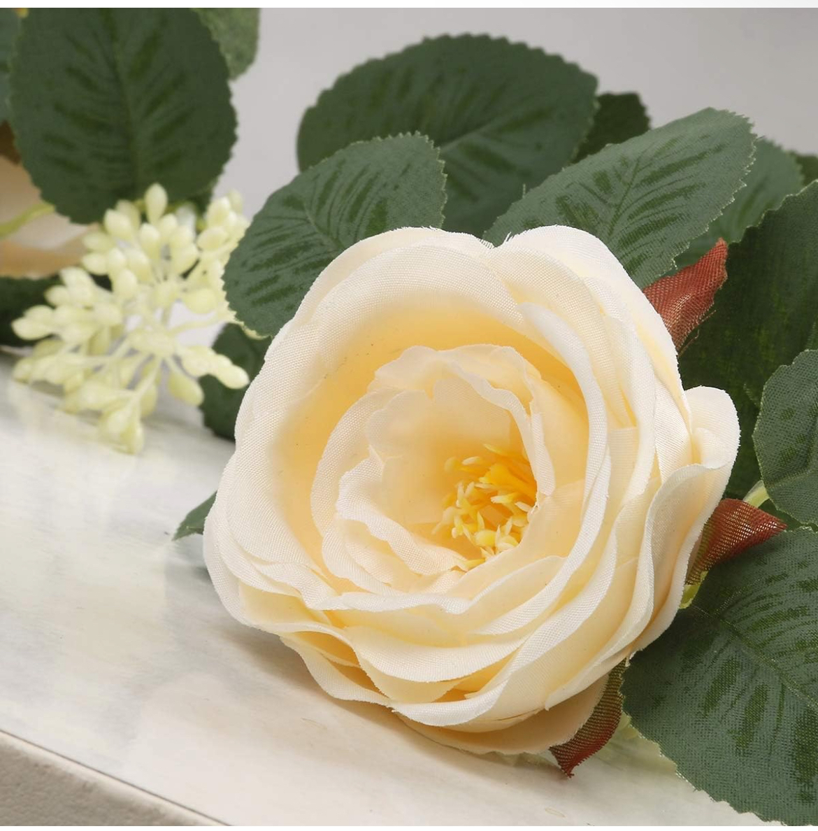 12PCS(each 6.5FT) Artificial Rose Vine Garland - photo 5