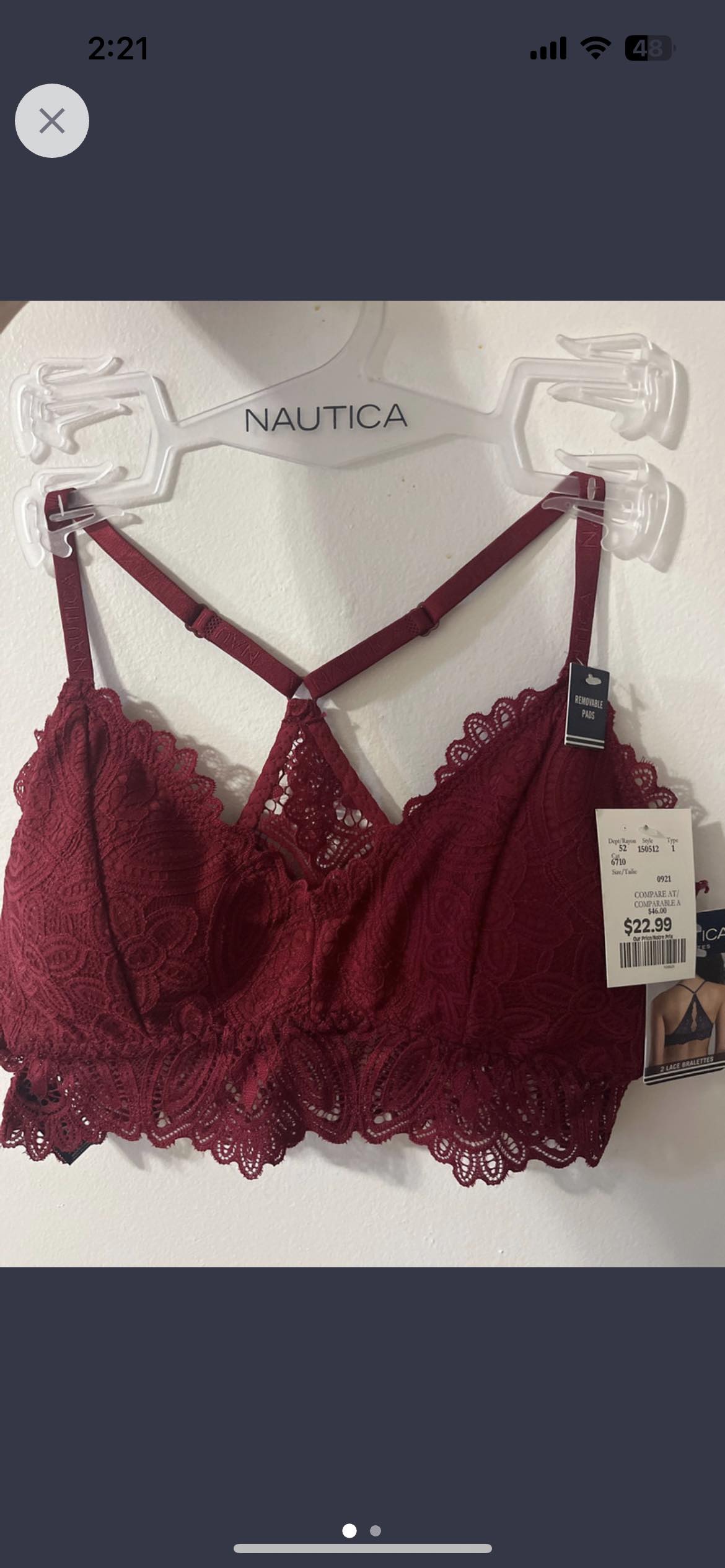 Nautica bralette thumbnail