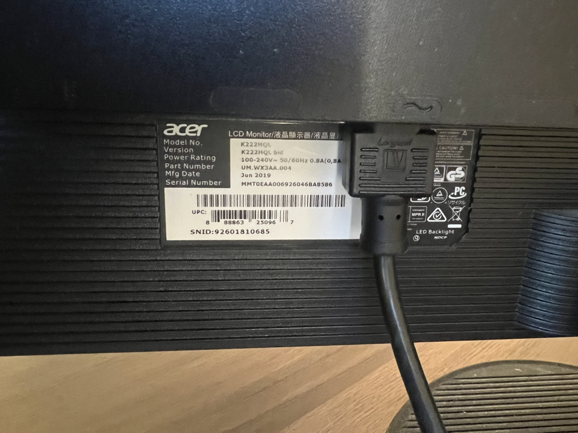 LCD 20inch monitor
