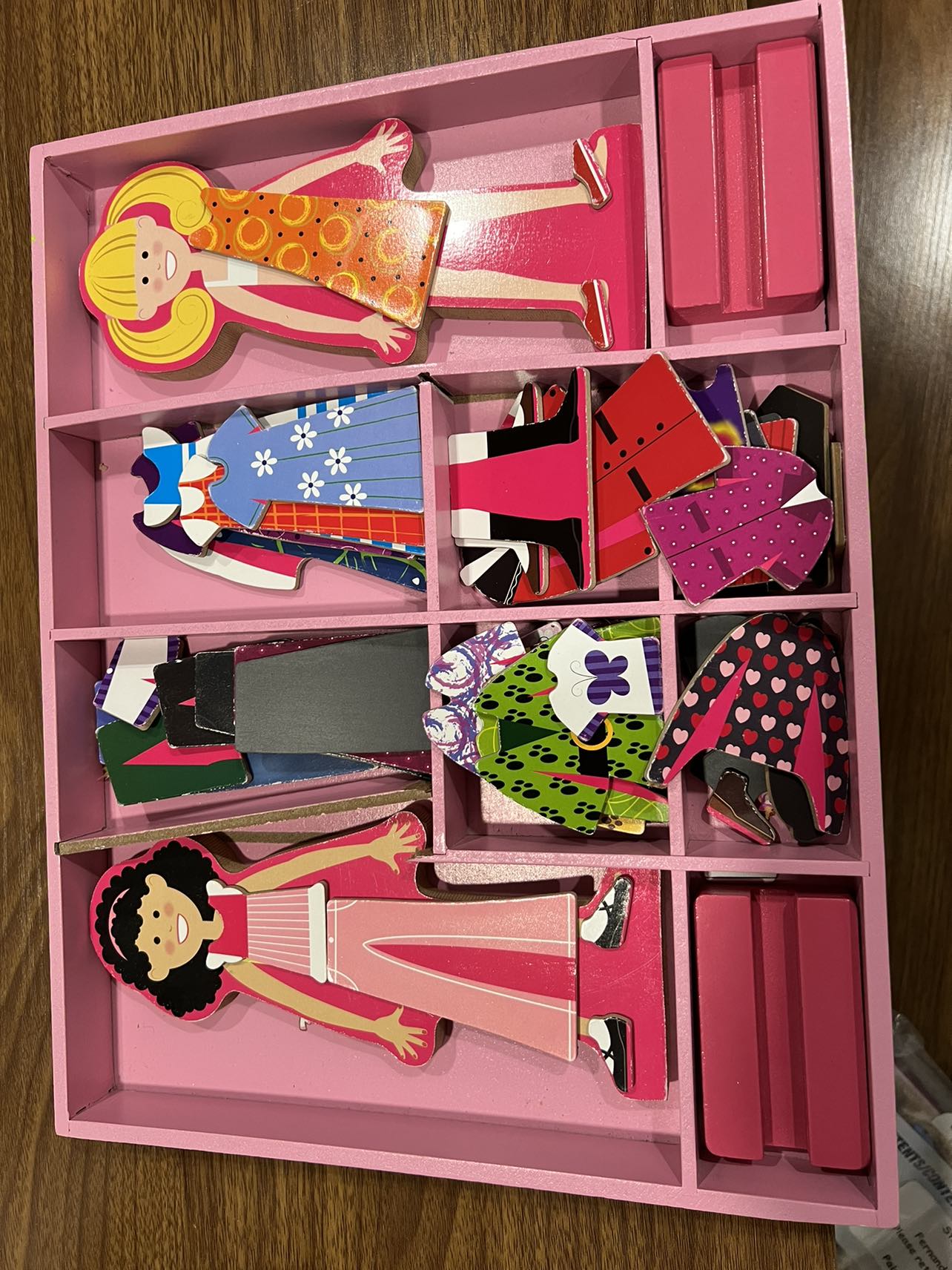 Melissa and Doug Wooden Magnetic Toy doll