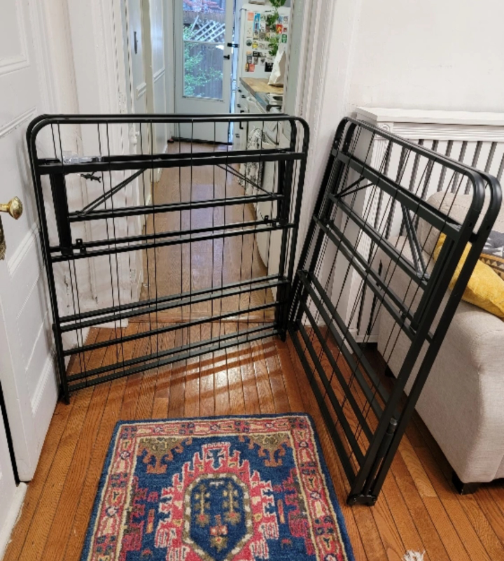 Two Twin Foldable Metal Bed Frames