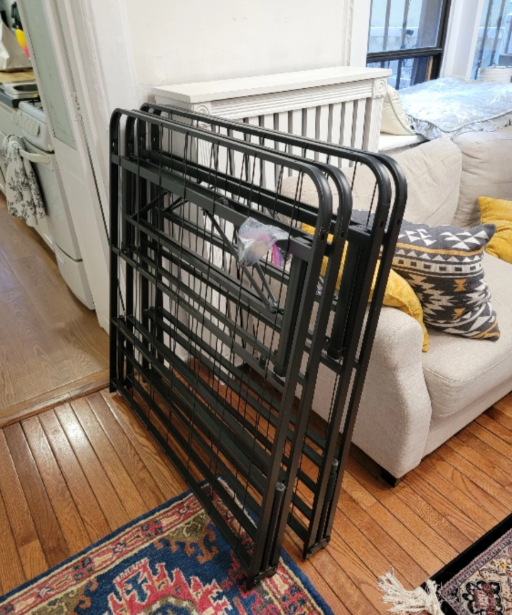 Two Twin Foldable Metal Bed Frames - photo 2