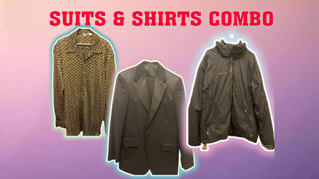 1 Suit 👔 & 1 Style Chic Shirt 👕 Columbia Titanium Coat L/ 5 Ties