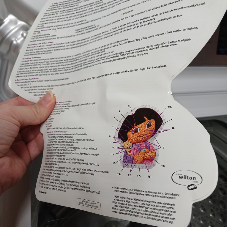 NEW Wilton Dora the Explorer Cake Pan image indicator(4)