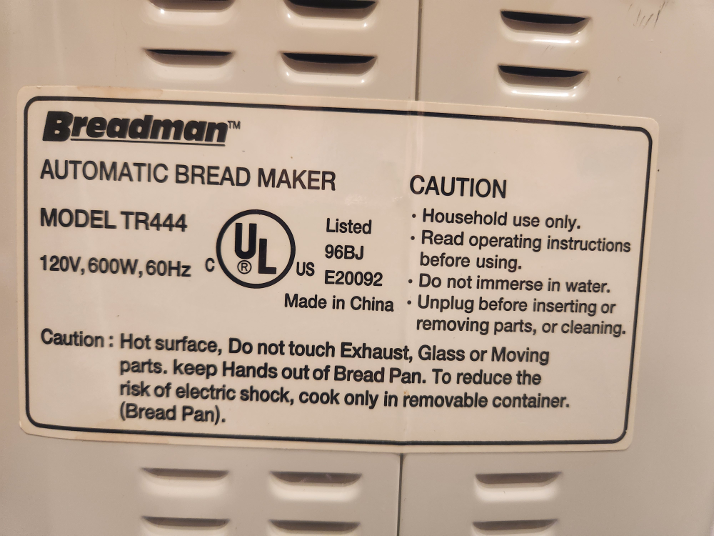 Breadman TR444 2-Pound Rapid-Bake image indicator(6)