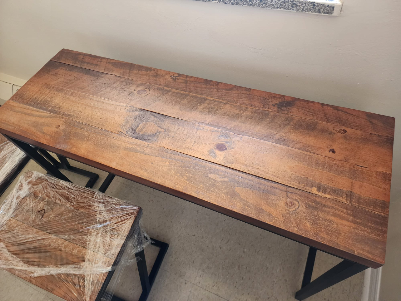 Wood table and chairs