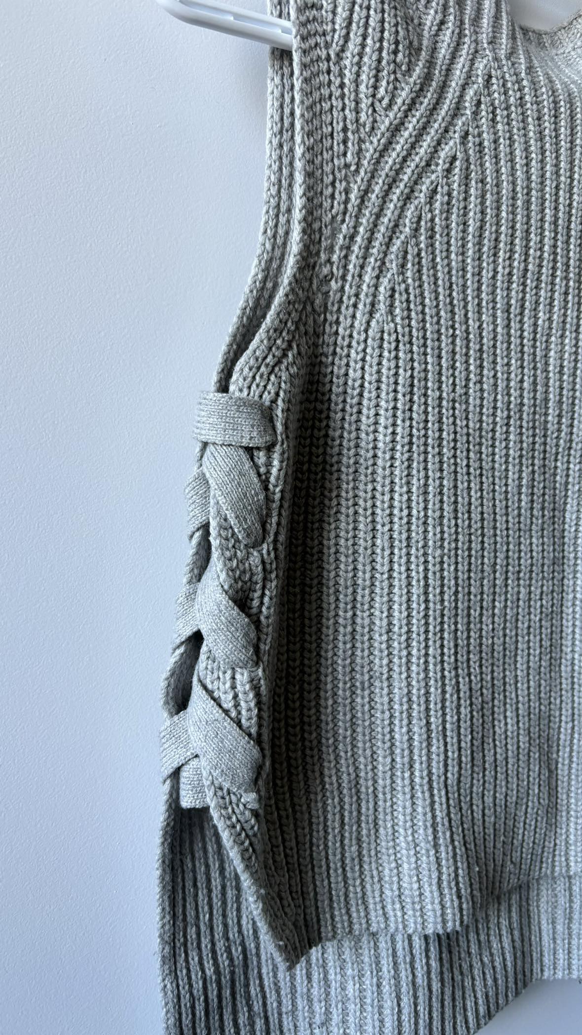 Grey knit tank top - photo 2