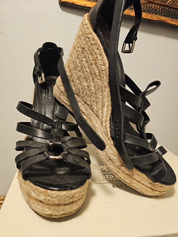 Coach Shoes Size 6 but fits a size 7