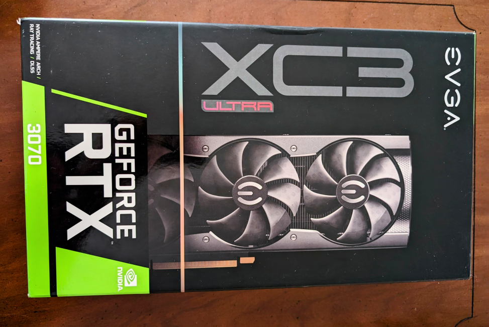 RTX 3070 EVGA GEFORCE XC3 ULTRA GAMING 8GB