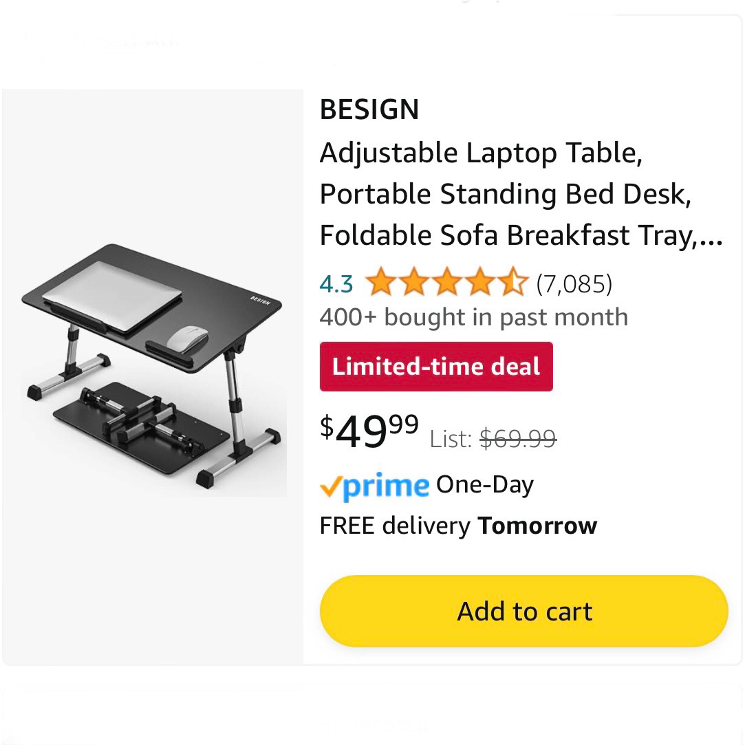 Laptop Bed Table - HALF PRICE - photo 2