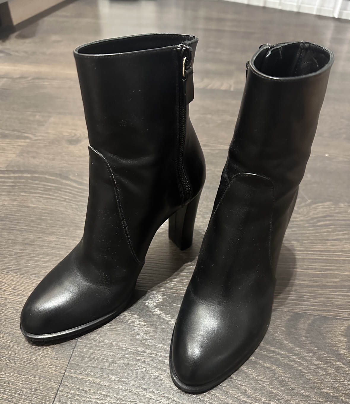 Stuart Weitzman - Black Calf leather Boots 35.5/5 - photo 2