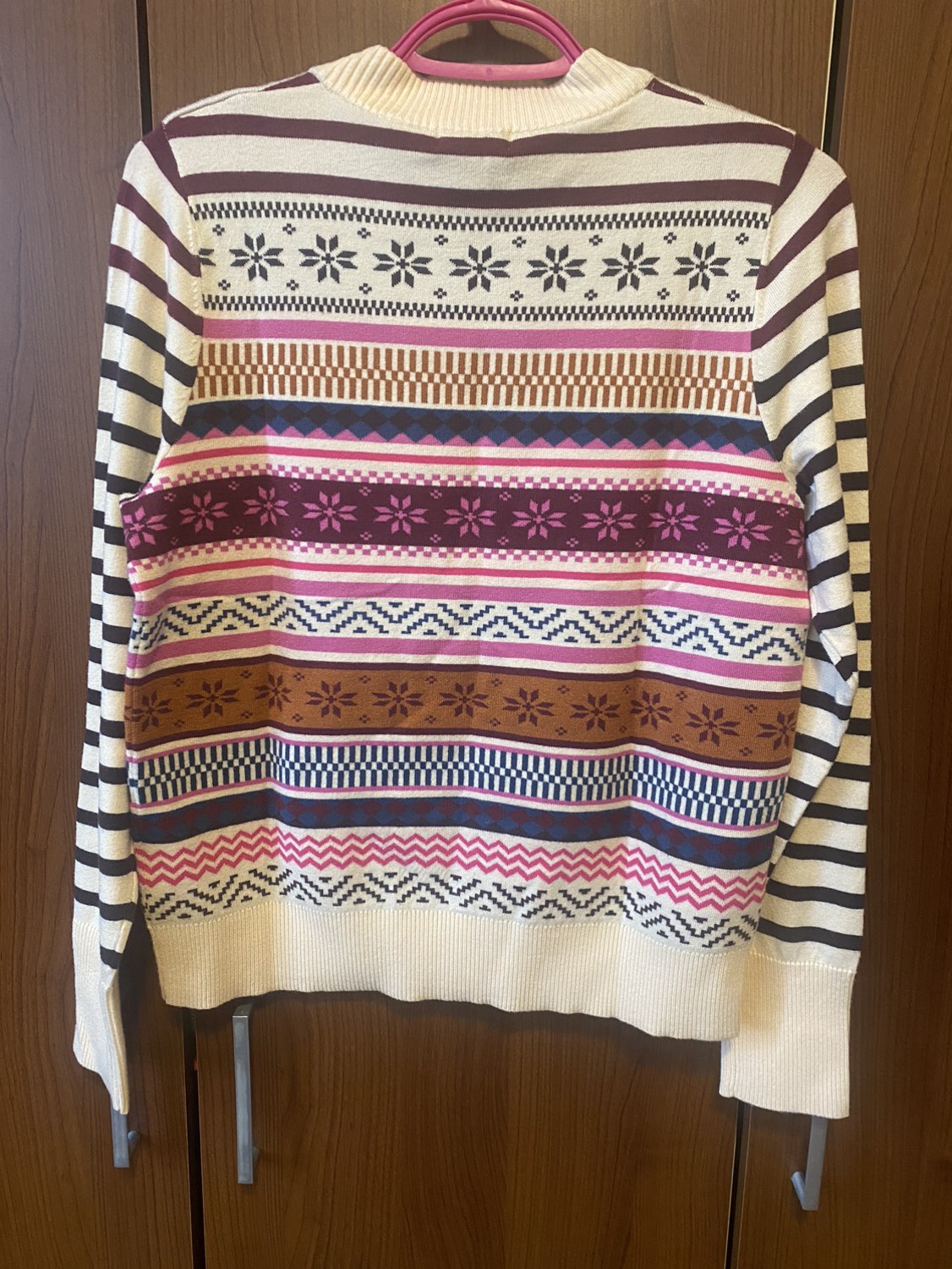 Long-Sleeve mock-neck sweater with half-zip - photo 2
