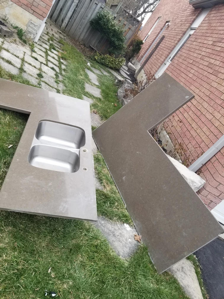 FREE lower cabinets,  and quartz counter and sink - photo 2